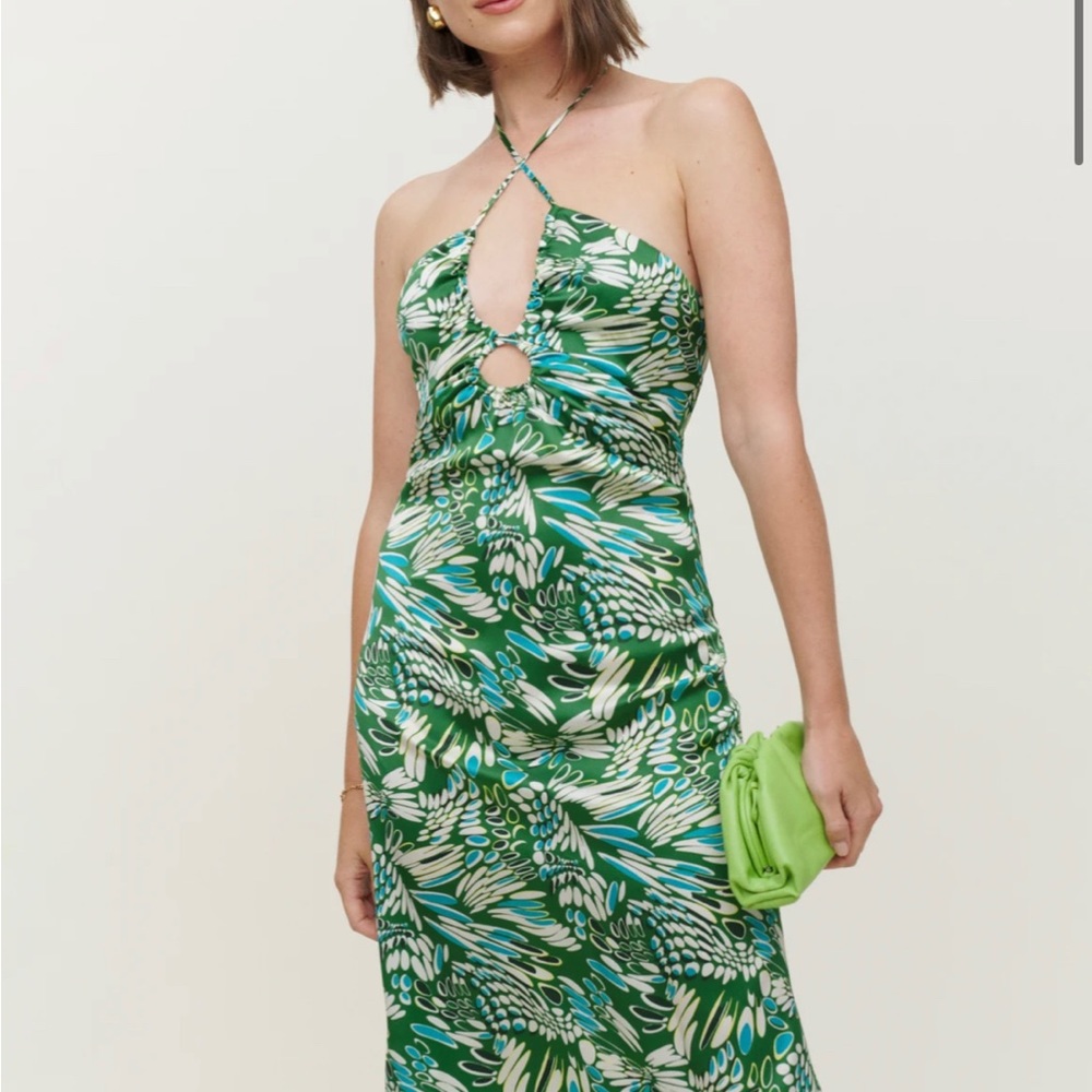 Reformation Antoni Silk Dress - Twisted NWOT Size 4